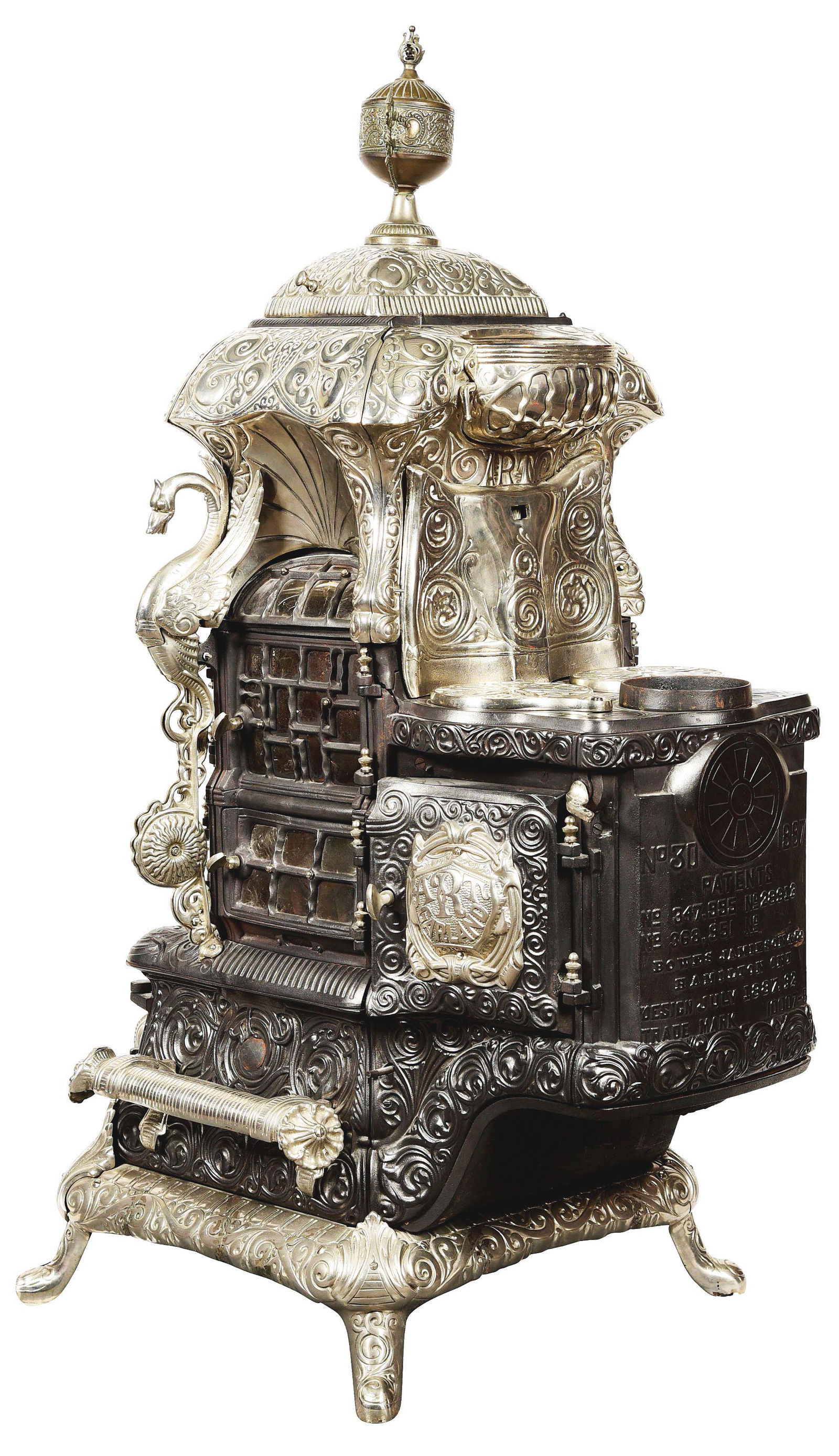 BOWES JAMIESON NO. 30 1887 COAL STOVE. (1 of 8)