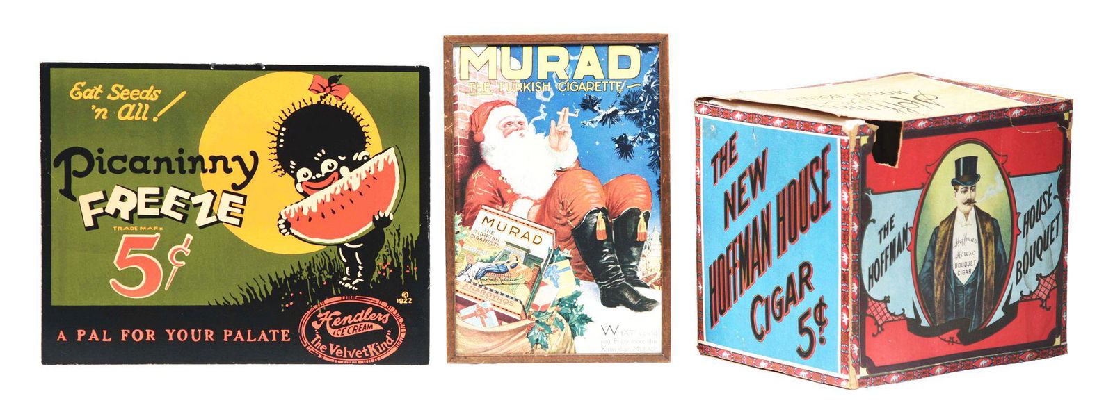 LOT OF 3: ADVERTISING ITEMS. (1 of 4)