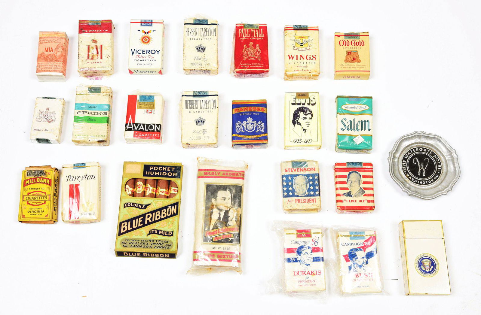 LARGE LOT OF TOBACCO ADVERTISING AND ORIGINAL CIGARETTE (1 of 2)