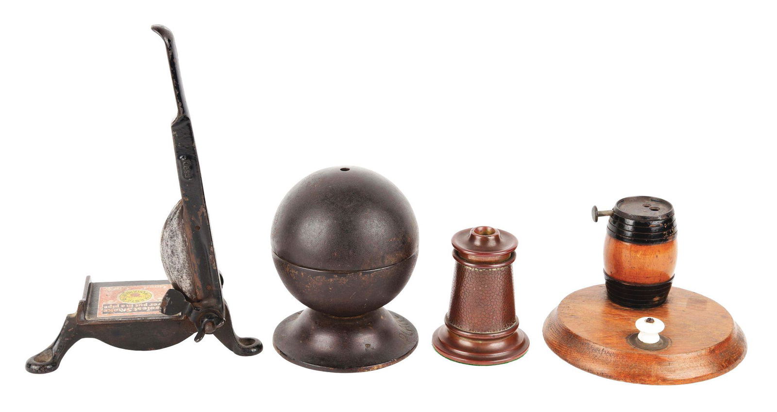 LOT OF 4: CIGAR AND TOBACCO RELATED ITEMS. (1 of 6)