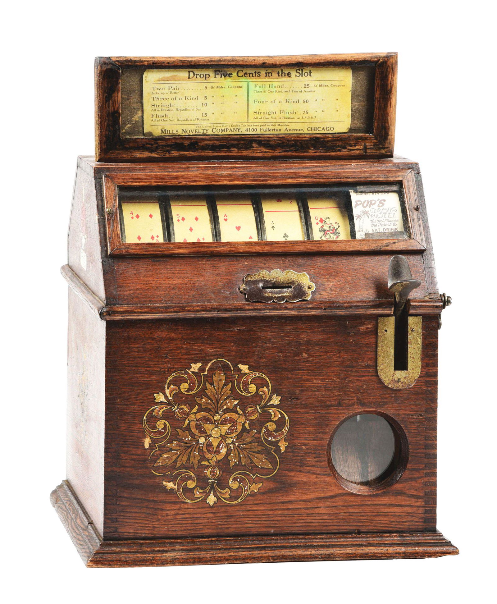 MILLS GOOD LUCK POKER TRADE STIMULATOR. (1 of 5)