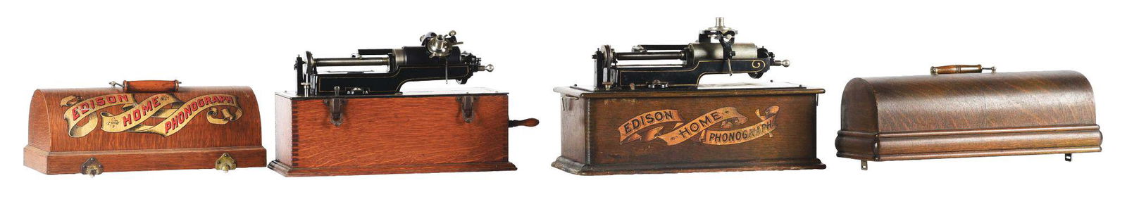 LOT OF 2: EDISON HOME PROJECT PHONOGRAPHS. (1 of 7)