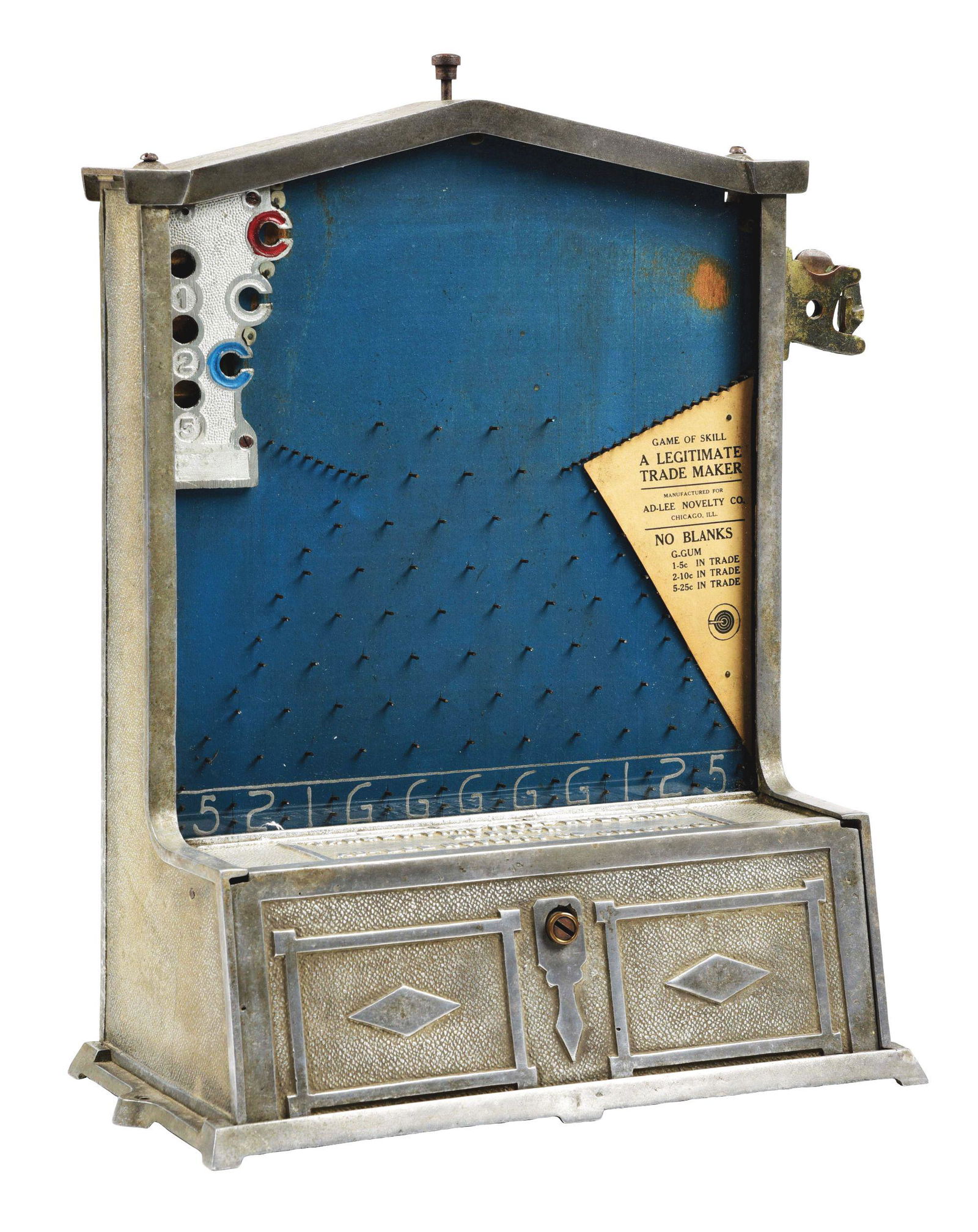 1¢ AD LEE MFG. "TARGET PRACTICE" COIN DROP STRADE (1 of 4)