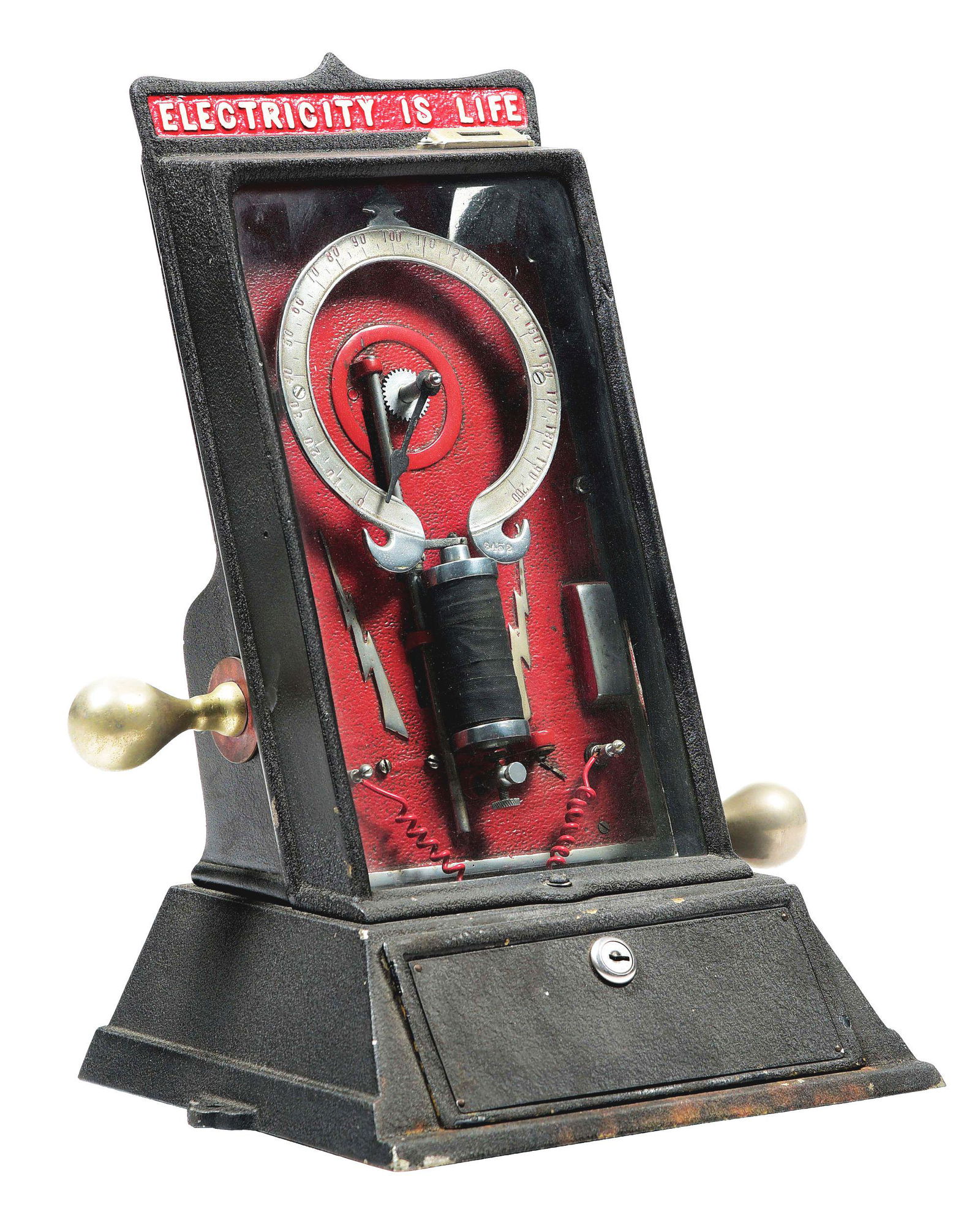 1¢ DETROIT MEDICAL BATTERY "ELECTRICITY IS LIFE". (1 of 4)