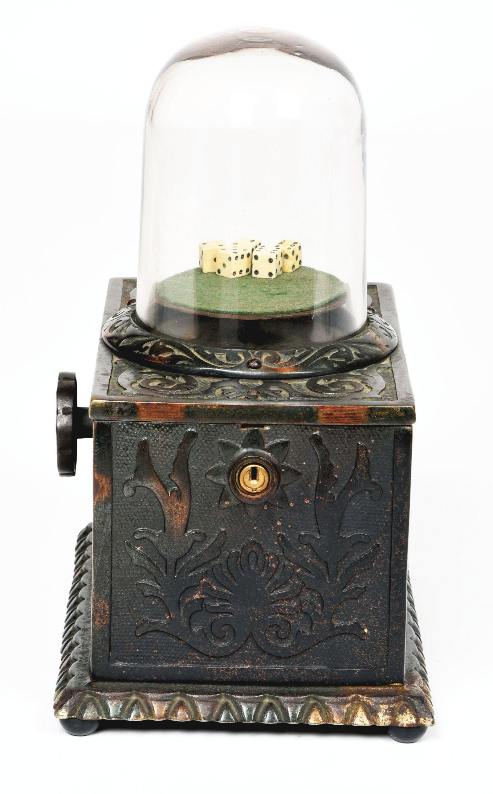 1¢ "LUCKY" CAILLE WINNERS DICE CIGAR TRADE STIMULATOR.