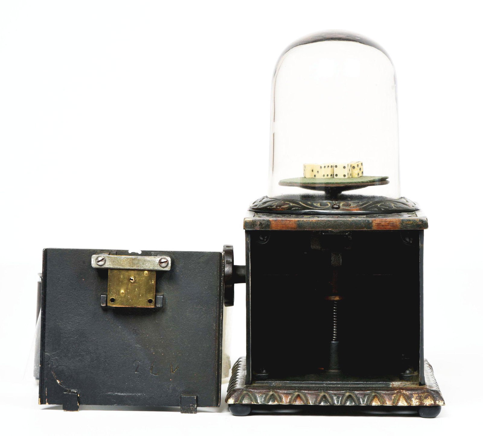 1¢ "LUCKY" CAILLE WINNERS DICE CIGAR TRADE STIMULATOR.