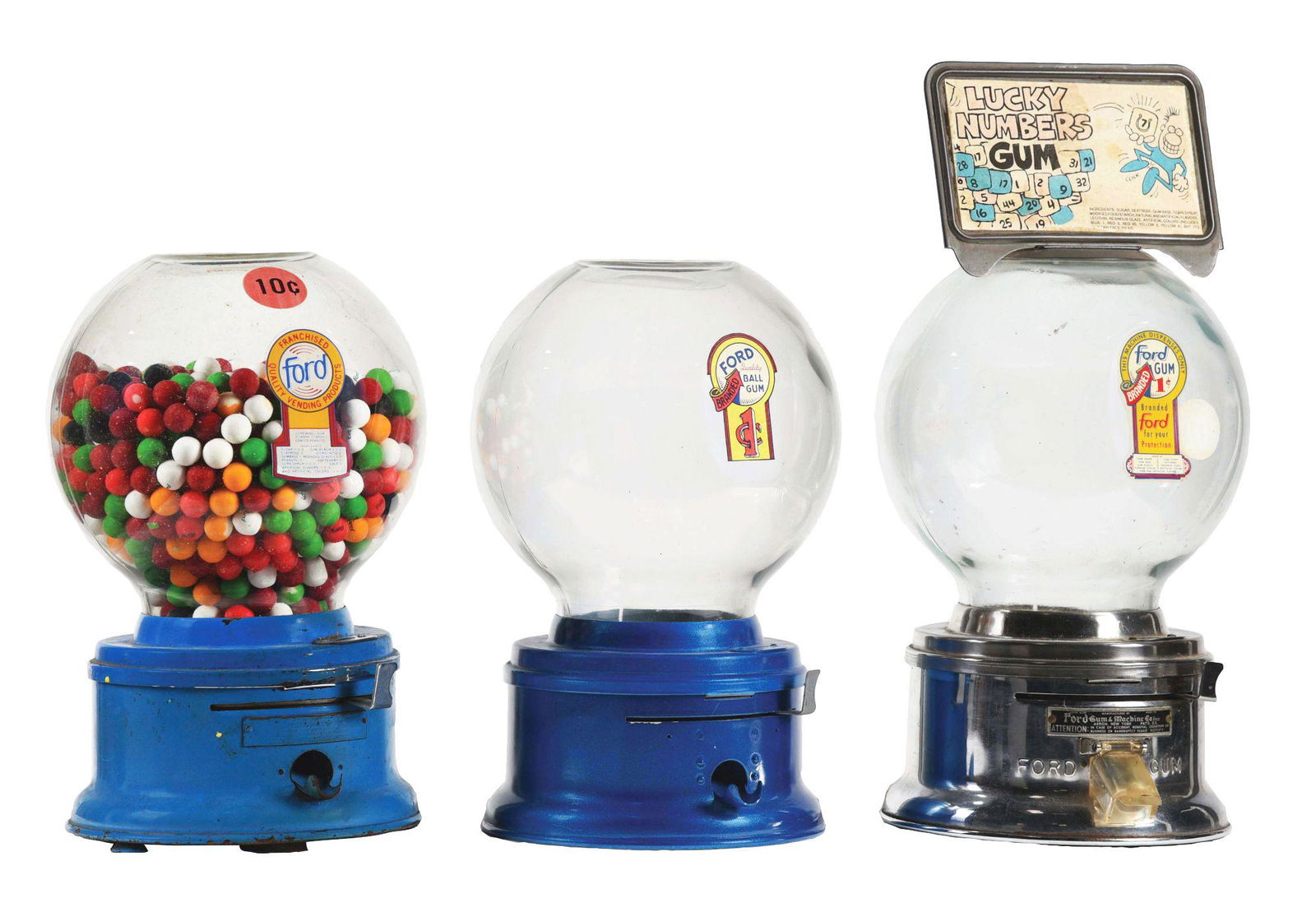 LOT OF 3: FORD VENDING MACHINES. (1 of 4)