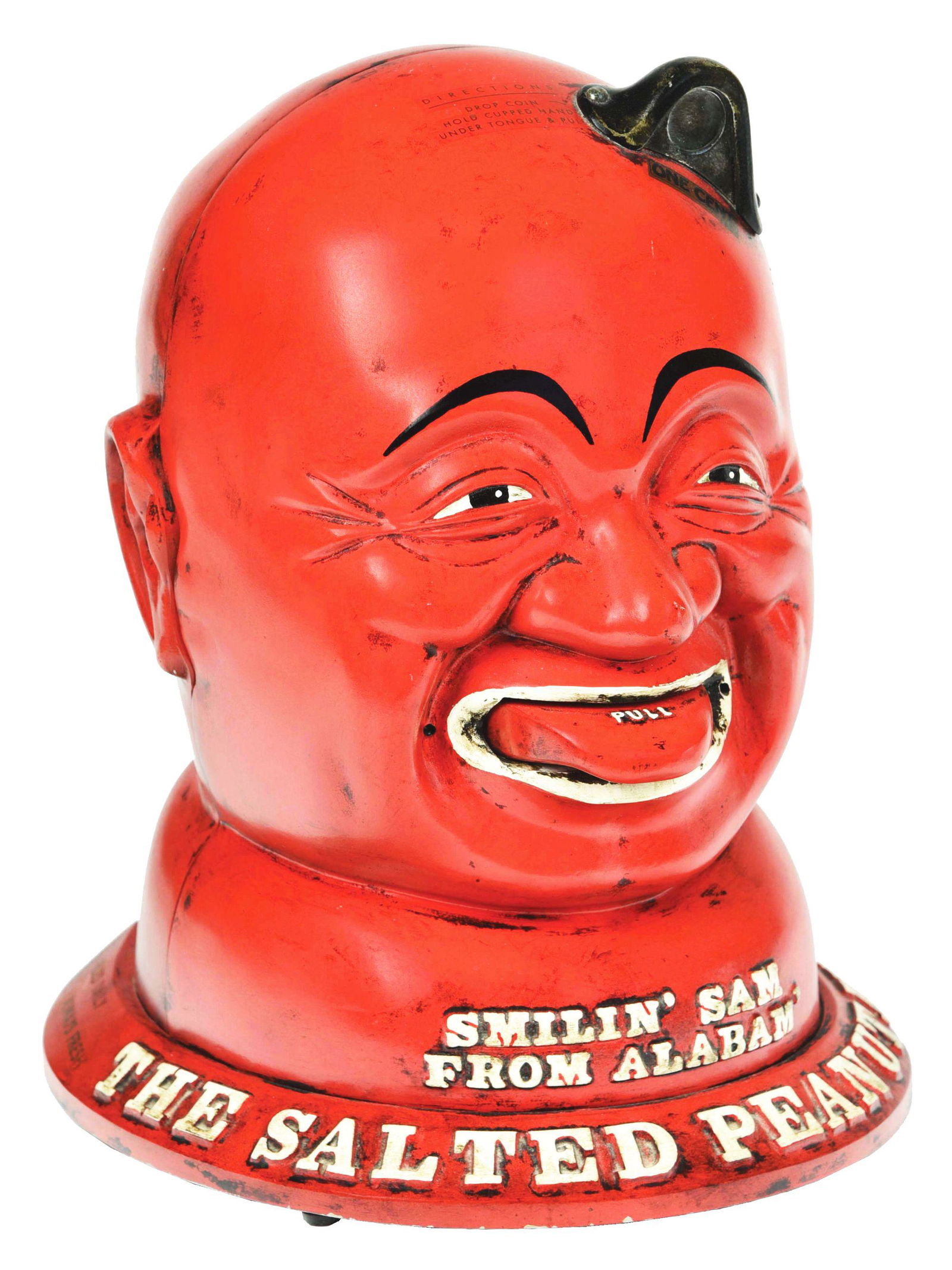 UNIVERSAL PRODUCTS COMPANY SMILIN' SAM PEANUT MACHINE. (1 of 7)