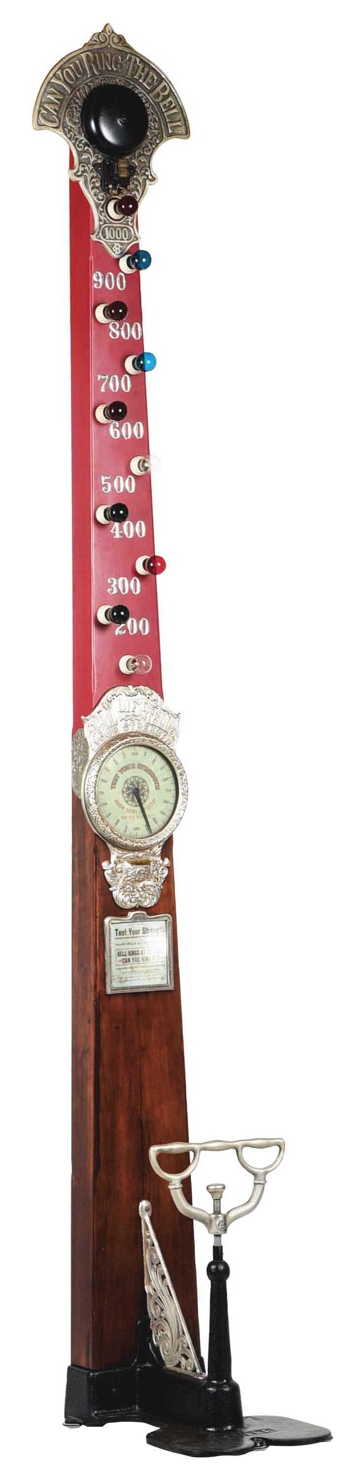 1¢ CAILLE BROS. TOWER LIFTER STRENGTH TESTER. (1 of 10)