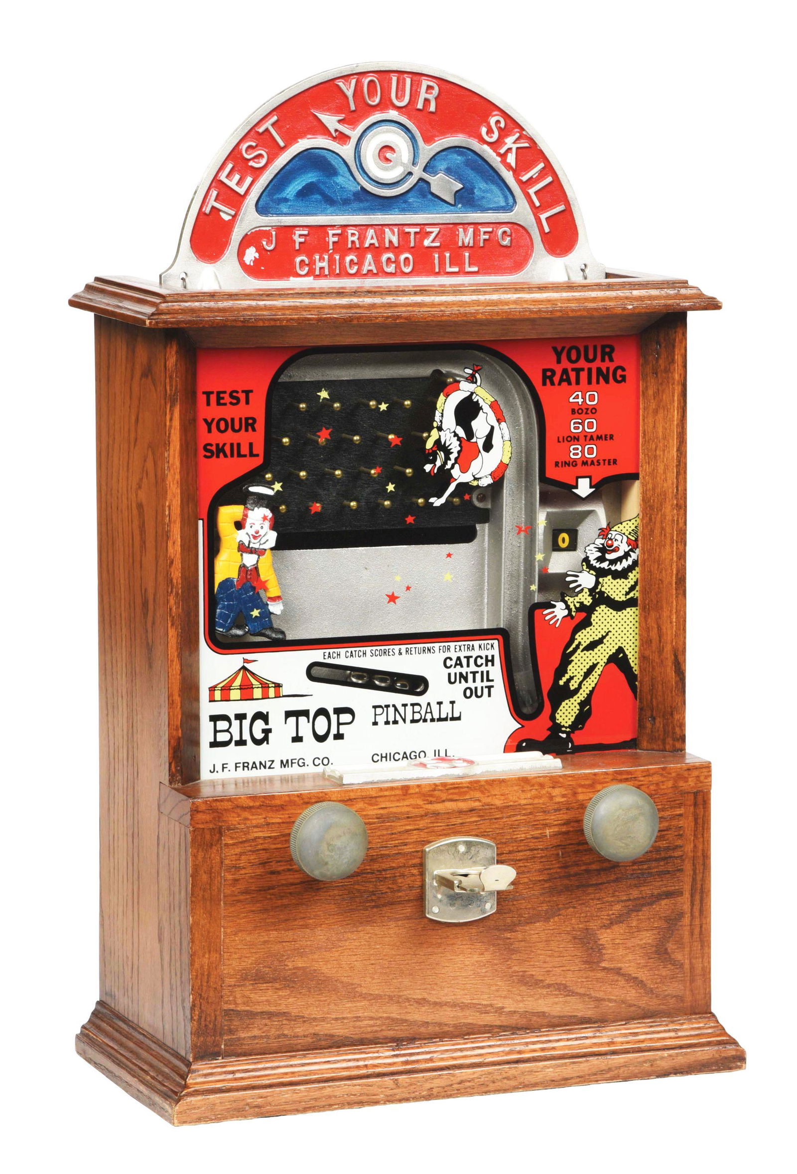 JF FRANZ MANUFACTURING BIG TOP COUNTERTOP ARCADE (1 of 7)