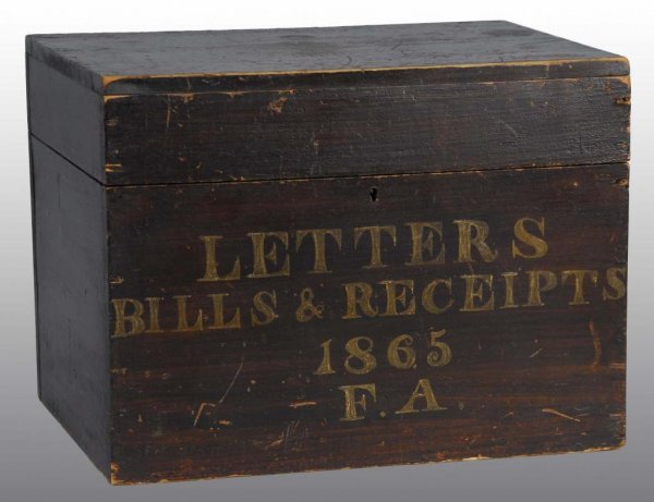 Grain Painted Document Box.