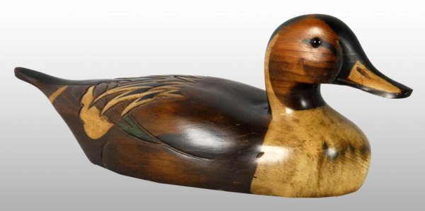 Wooden Duck Decoy.