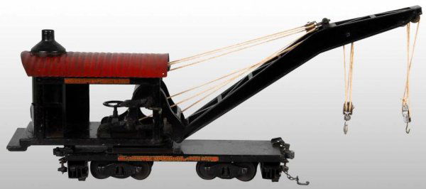 Pressed Steel Buddy L Outdoor RR Wrecking Crane.: Description American. Very hard-to-find in original condition. Original decals and paint. Condition (Very Good).