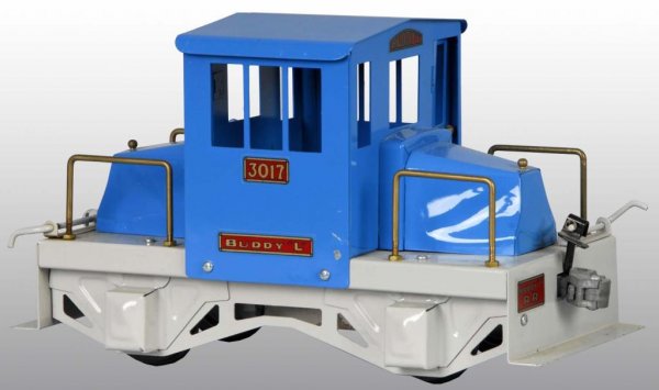 Pressed Steel Work Engine Toy.: Description T production. New old stock. Limited production model. Compatible to Buddy L outdoor railroad track. Size 10" L.