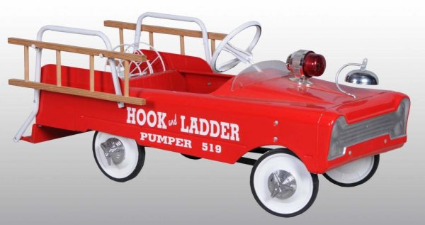 Pressed Steel AMF Fire Truck Pedal Car.