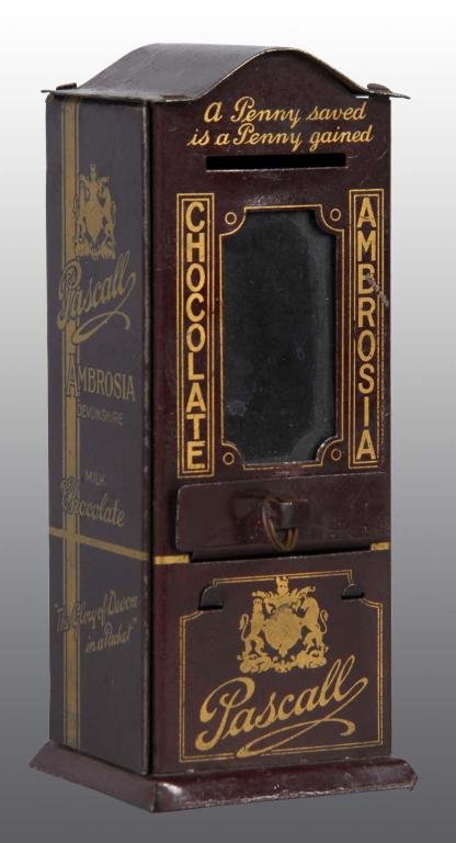 Pascall Tin Vending Bank.