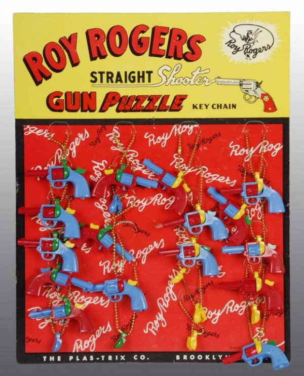 Roy Rogers Puzzle Key Chain Display.: Description Rare. Condition (Near Mint Plus).