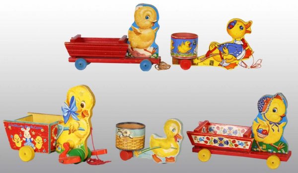 Lot of 5: Fisher Price Easter Duck & Chick Toys.: Description American. Condition (Very Good - Excellent).1 Size All: 8" L.