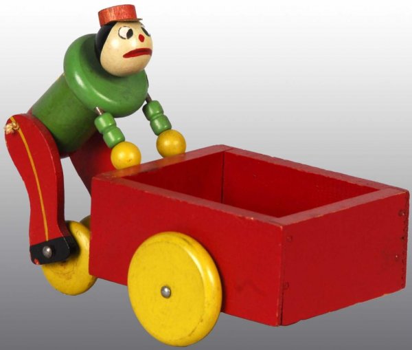 Fisher Price No. 740 Push Cart Pete Toy 