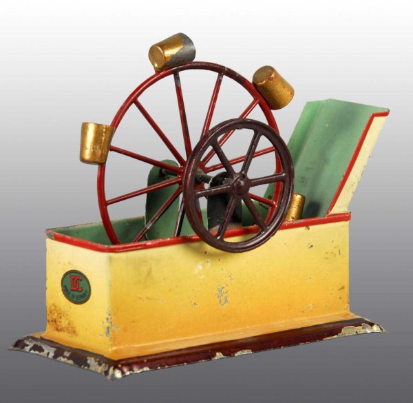 Doll et Cie No. 622 Schopfwerk Steam Toy.: Description German. Marked "DC" for Doll Company and "Made in Germany". Very good condition with minor paint loss. Condition (Excellent). Size 5" L.