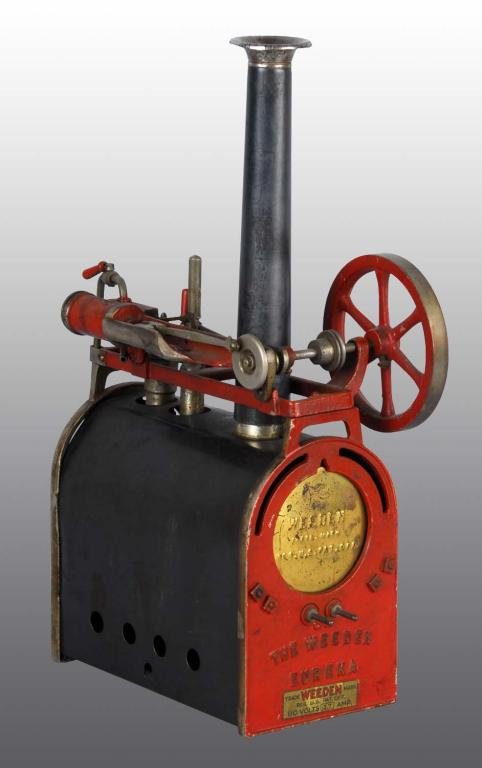 Weeden No. 649 "Eureka" Overtype Steam Engine.: Description Electrically heated steam engine. This scarce engine is the model no. 32 with the exception of the heat source. Introduced circa 1927 and produced though circa 1940. Condition (Very Good).