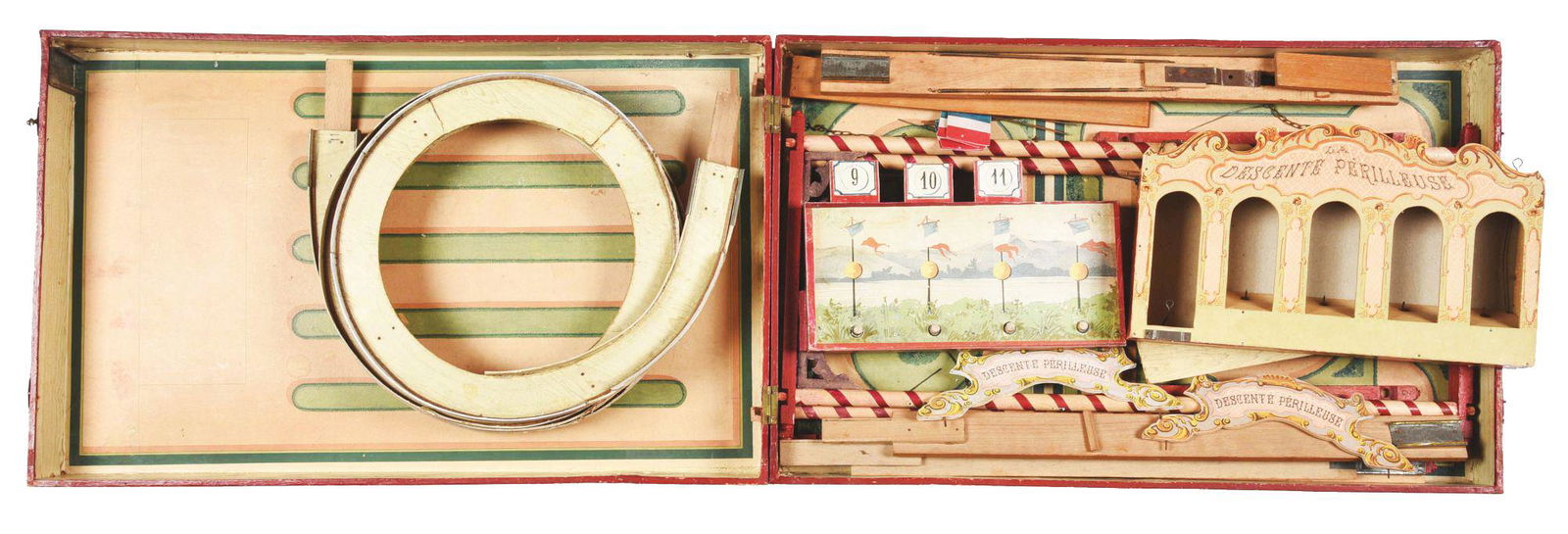 VERY EARLY PRE WAR FRENCH AUTOMOBILE GAME. (1 of 6)