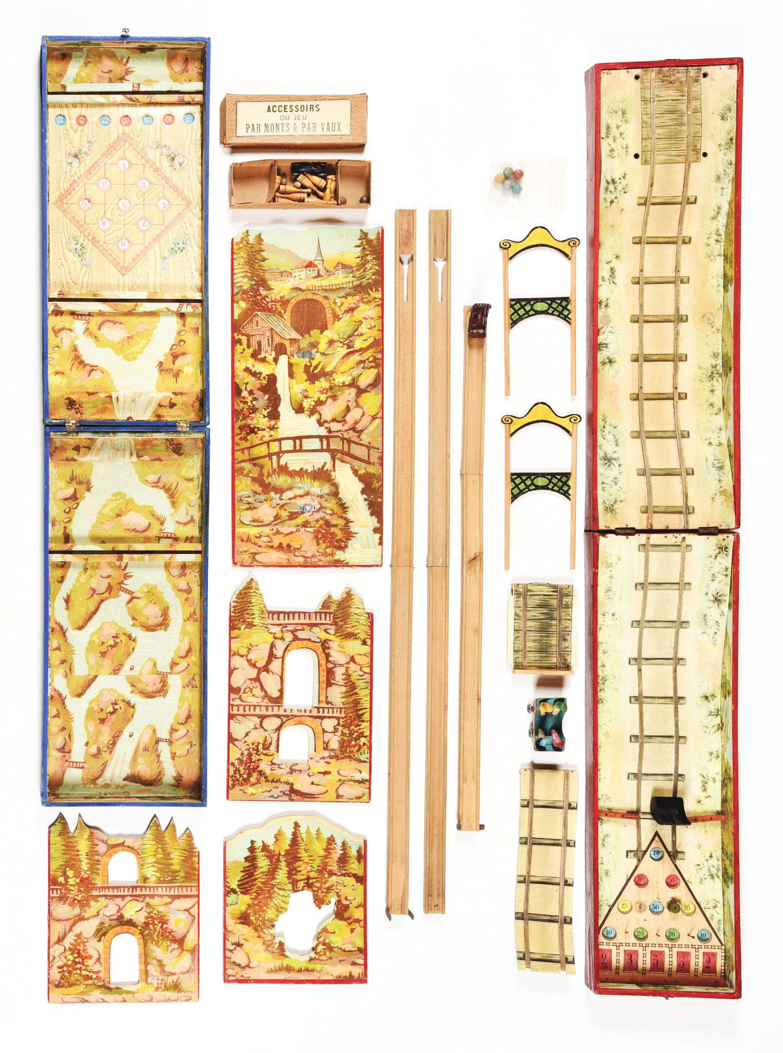 LOT OF 2: EARLY FRENCH TRANSPORTATION GAMES. (1 of 10)