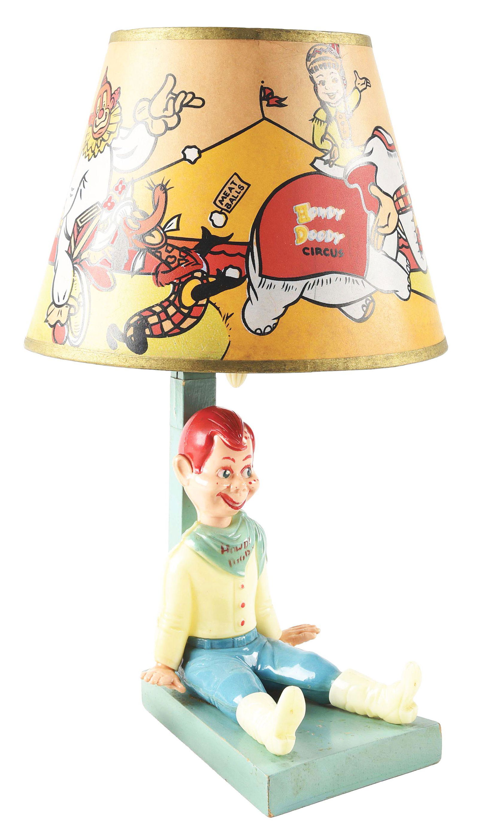 1950'S HOWDY DOODY LAMP. (1 of 3)