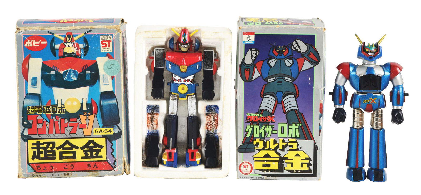 LOT OF 2: JAPANESE DIE-CAST GODAIKIN ROBOTS. (1 of 5)