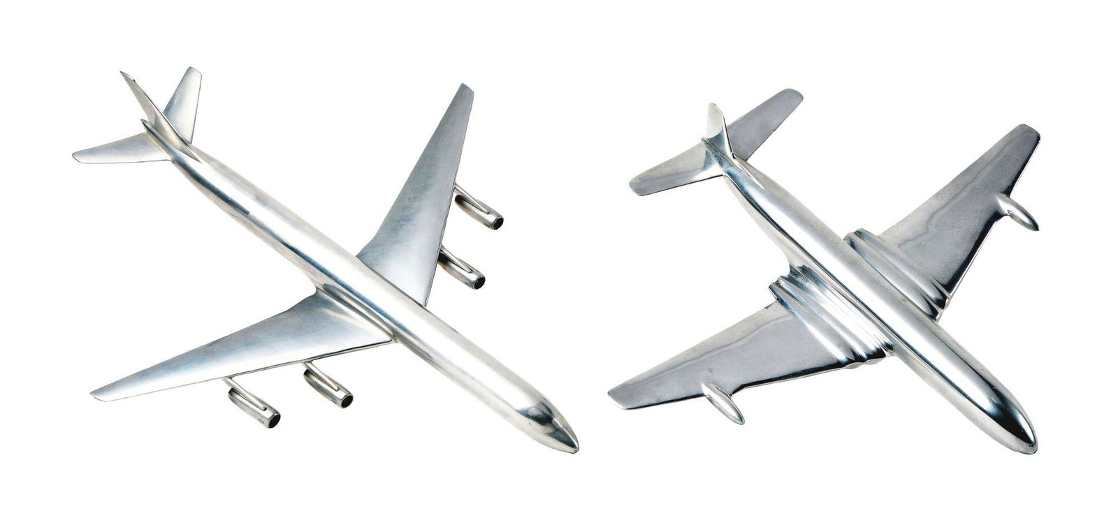 LOT OF 2: DE HAVILLAND COMET AND DOUGLAS DC 8 ALUMINUM (1 of 3)