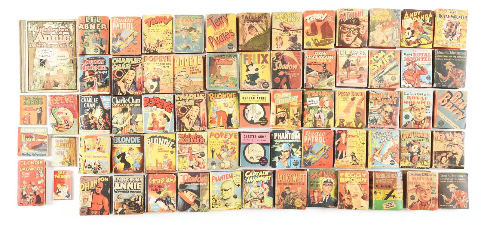 LARGE LOT COLLECTION OF OVER 60 MOSTLY BIG LITTLE (1 of 2)