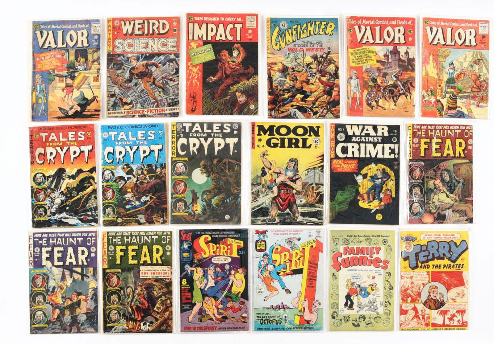 LOT OF 17: VARIOUS CHARACTER AND HORROR-RELATED COMIC (1 of 2)