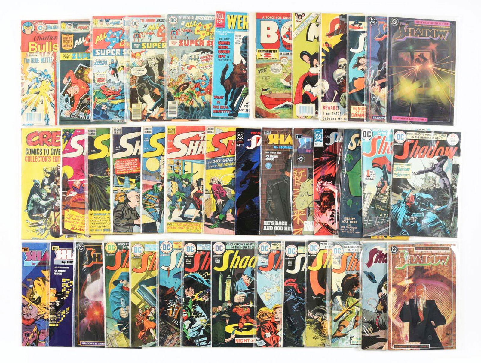 LOT OF 38: VARIOUS DC AND OTHER COMIC BOOKS. (1 of 1)