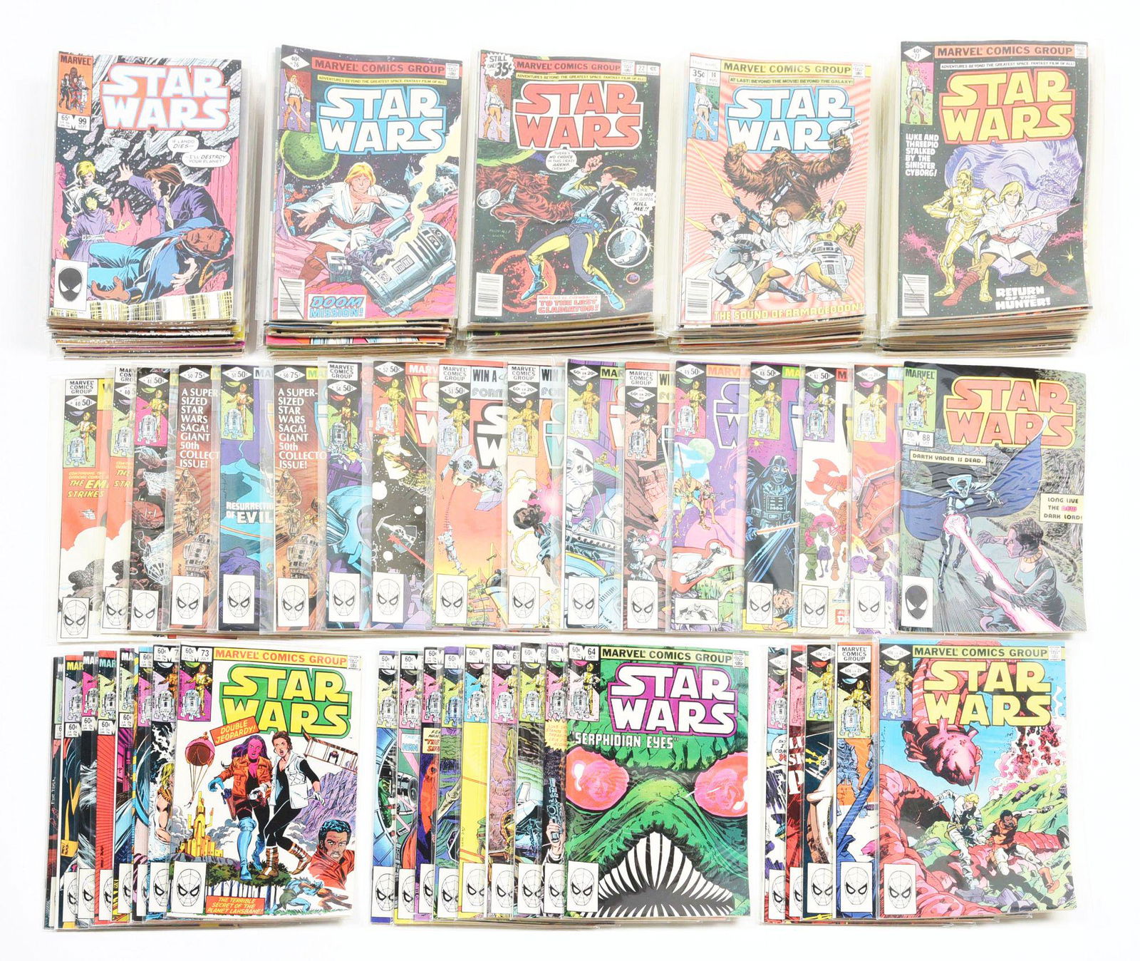 LOT OF OVER 100 MARVEL COMICS STAR WARS-RELATED COMIC (1 of 1)
