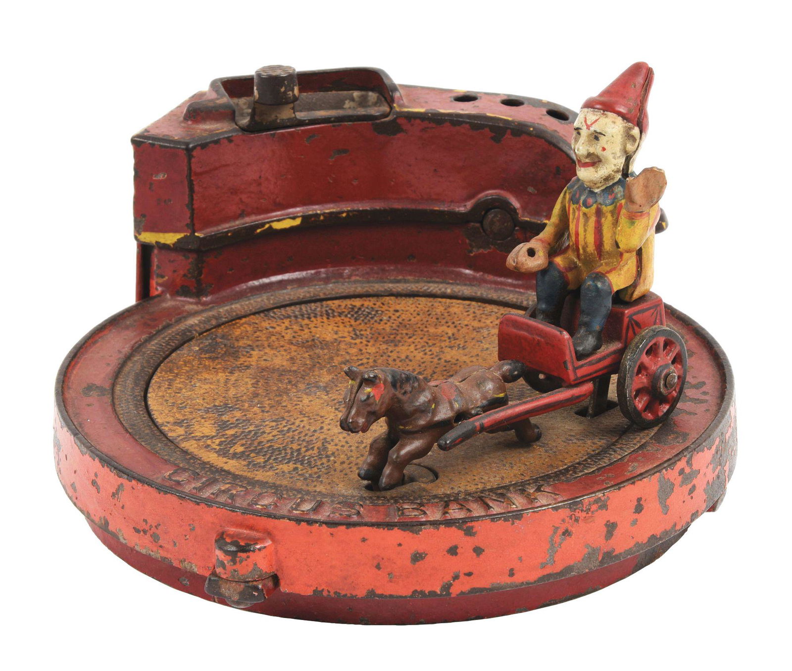 CIRCUS MECHANICAL BANK. (1 of 4)