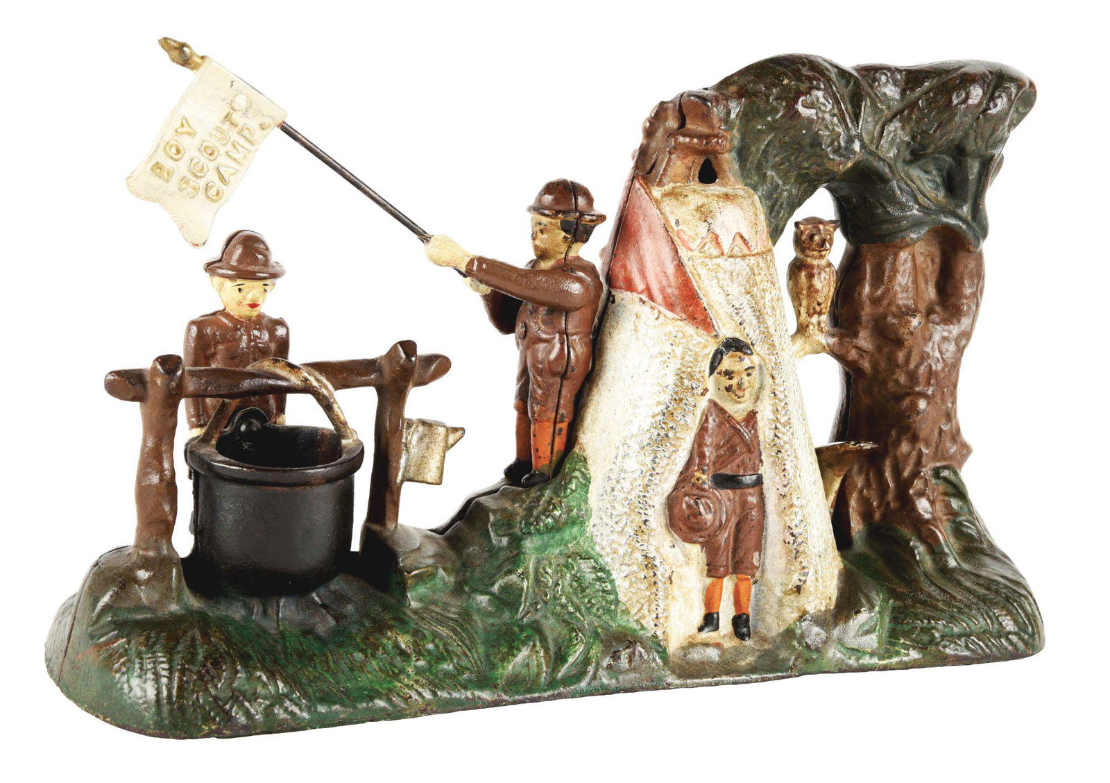 BOY SCOUT CAMP BANK. (1 of 7)