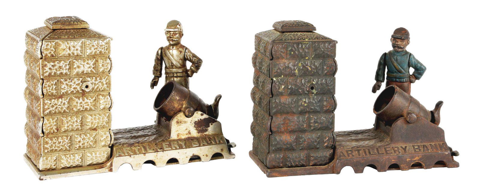 LOT OF 2: ARTILLERY BANKS. (1 of 7)