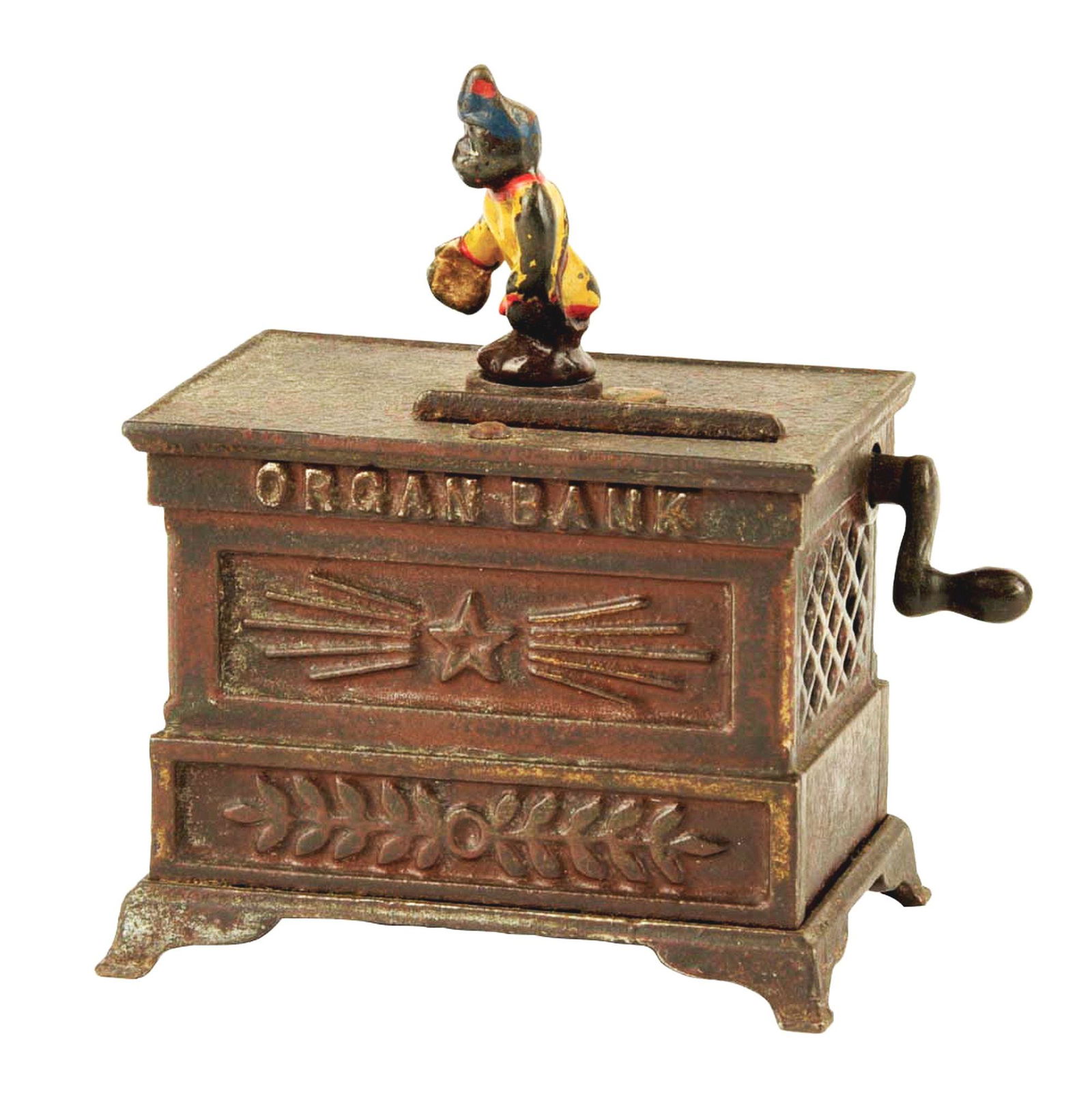 ORGAN MECHANICAL BANK. (1 of 5)