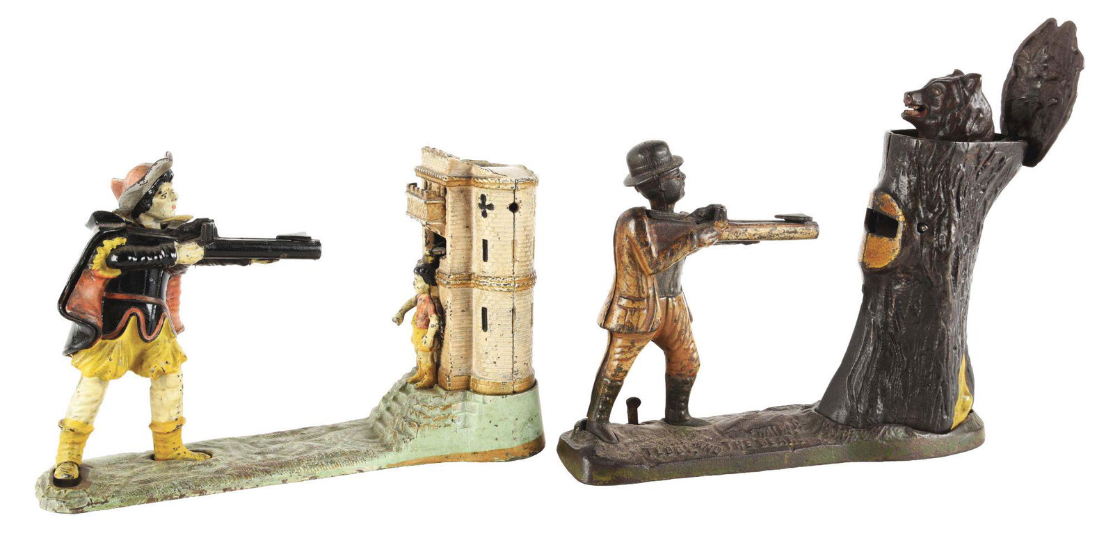 LOT OF 2: WILLIAM TELL AND TEDDY AND THE BEAR BANKS. (1 of 7)