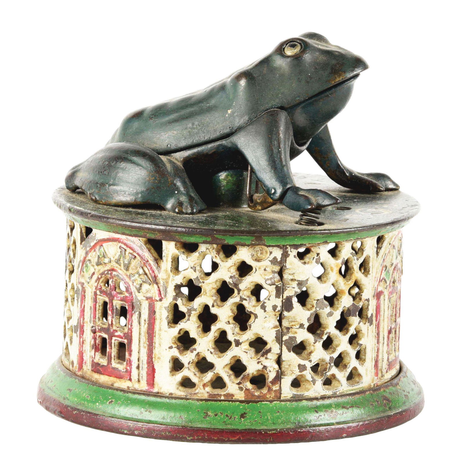 FROG ON LATTICE BANK. (1 of 7)