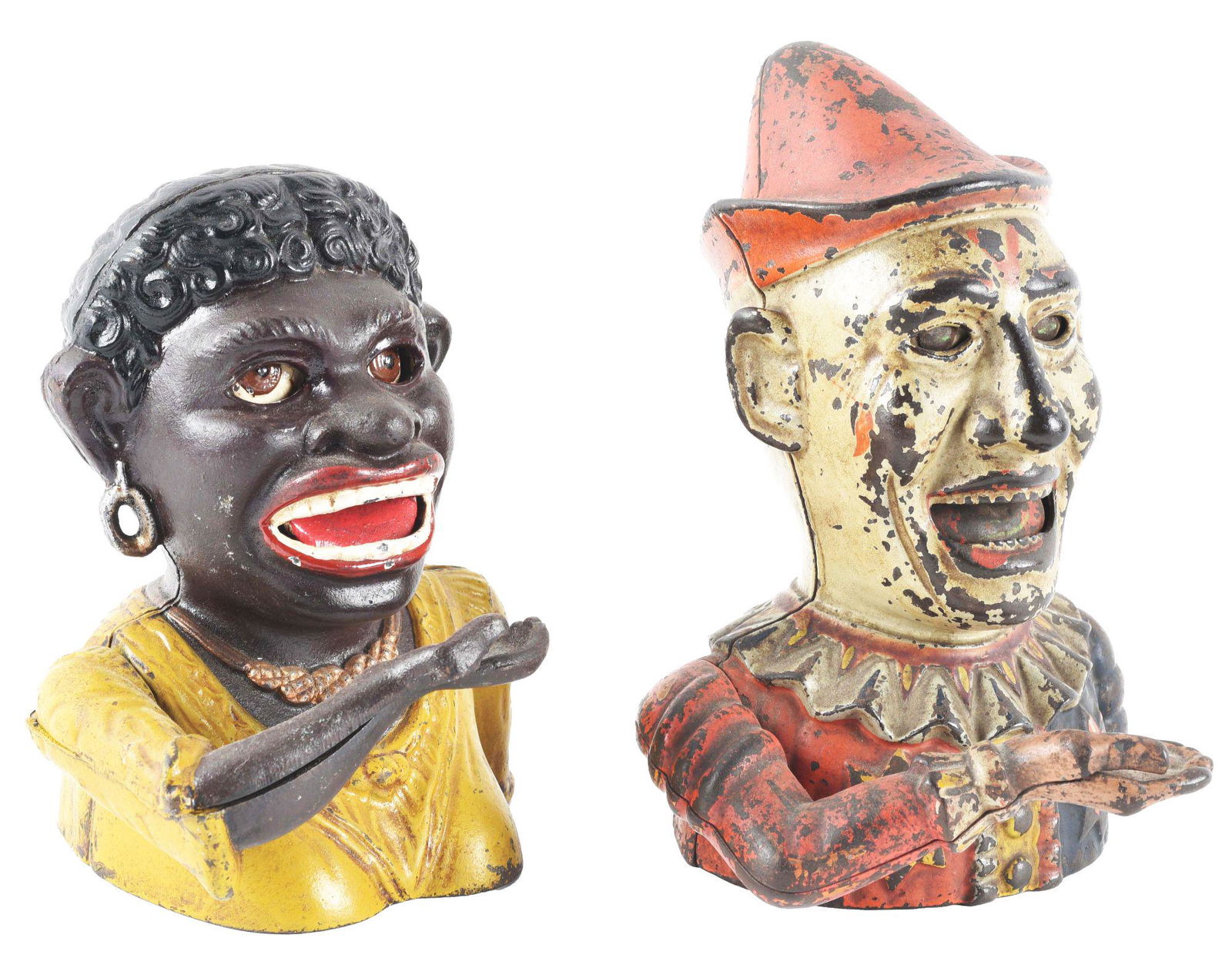 LOT OF 2: CAST-IRON MECHANICAL BANKS. (1 of 5)