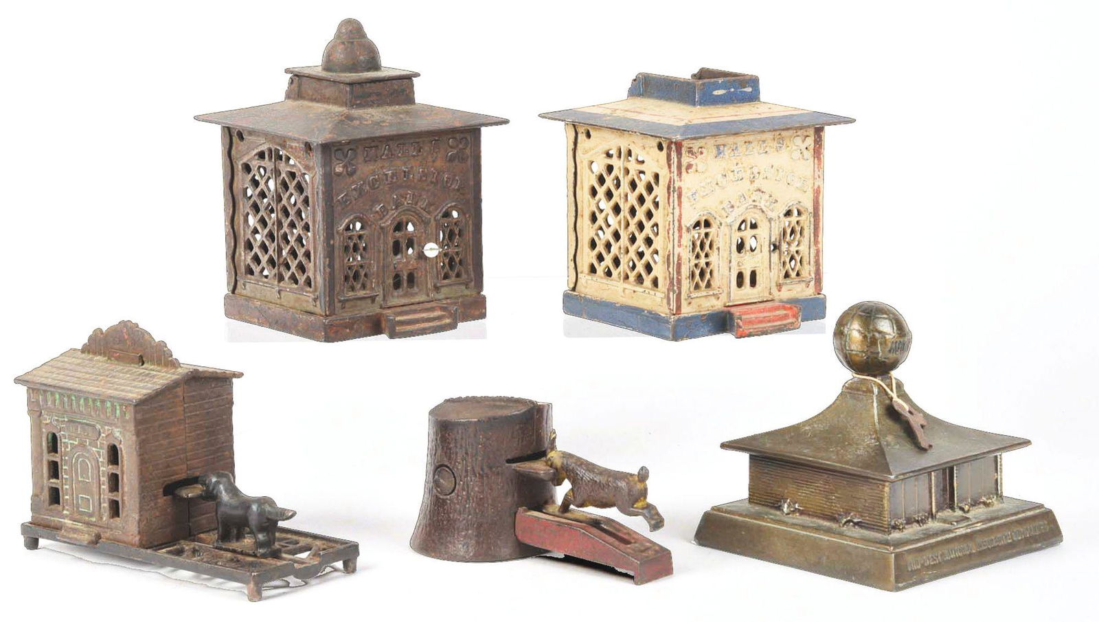 LOT OF 5: HALL'S EXCELSIOR, BUTTING GOAT, GEM, AND (1 of 5)