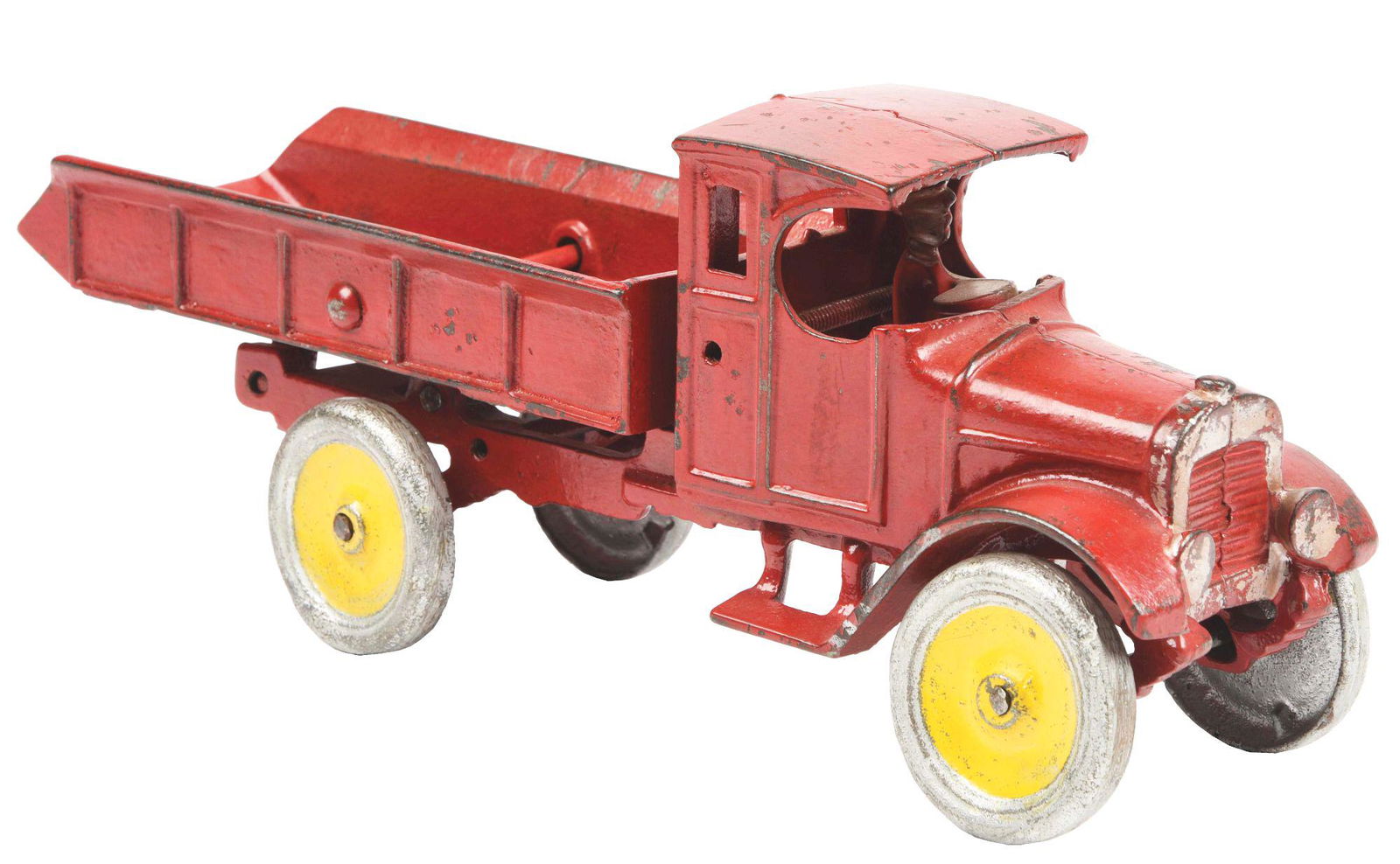 CAST IRON AMERICAN MADE DUMP TRUCK. (1 of 3)