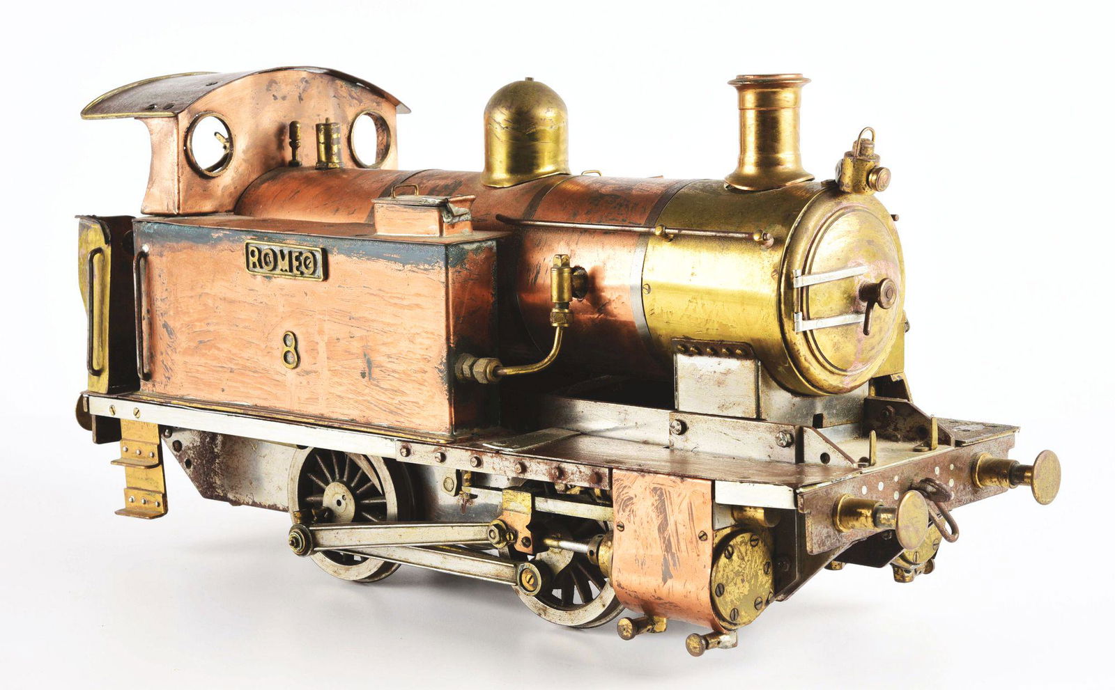 EXTREMELY NICE IV-GAUGE BRASS ROMEO LIVE STEAM (1 of 4)