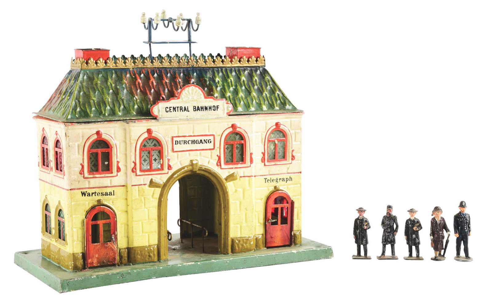 GERMAN MARKLIN O GAUGE CENTRAL BAHNHOF TRAIN STATION. (1 of 6)