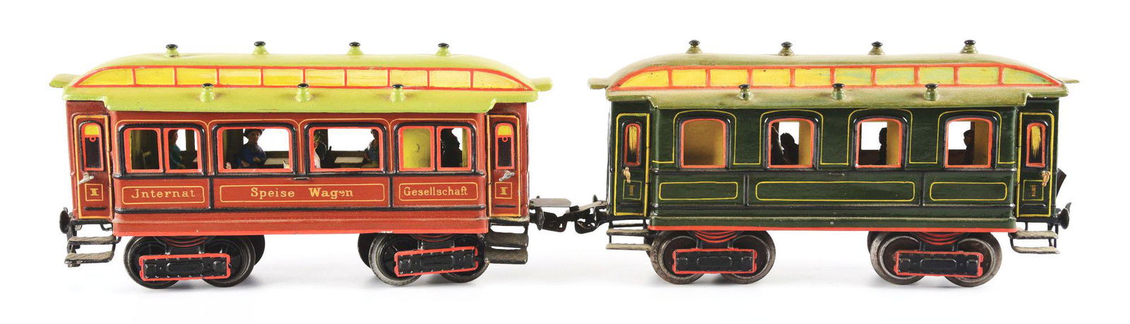 LOT OF 2: GERMAN MARKLIN I GAUGE OUTLINE PASSENGER (1 of 4)