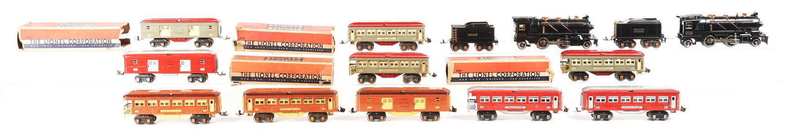 LOT OF 2: PRE-WAR PASSENGER SETS. (1 of 2)