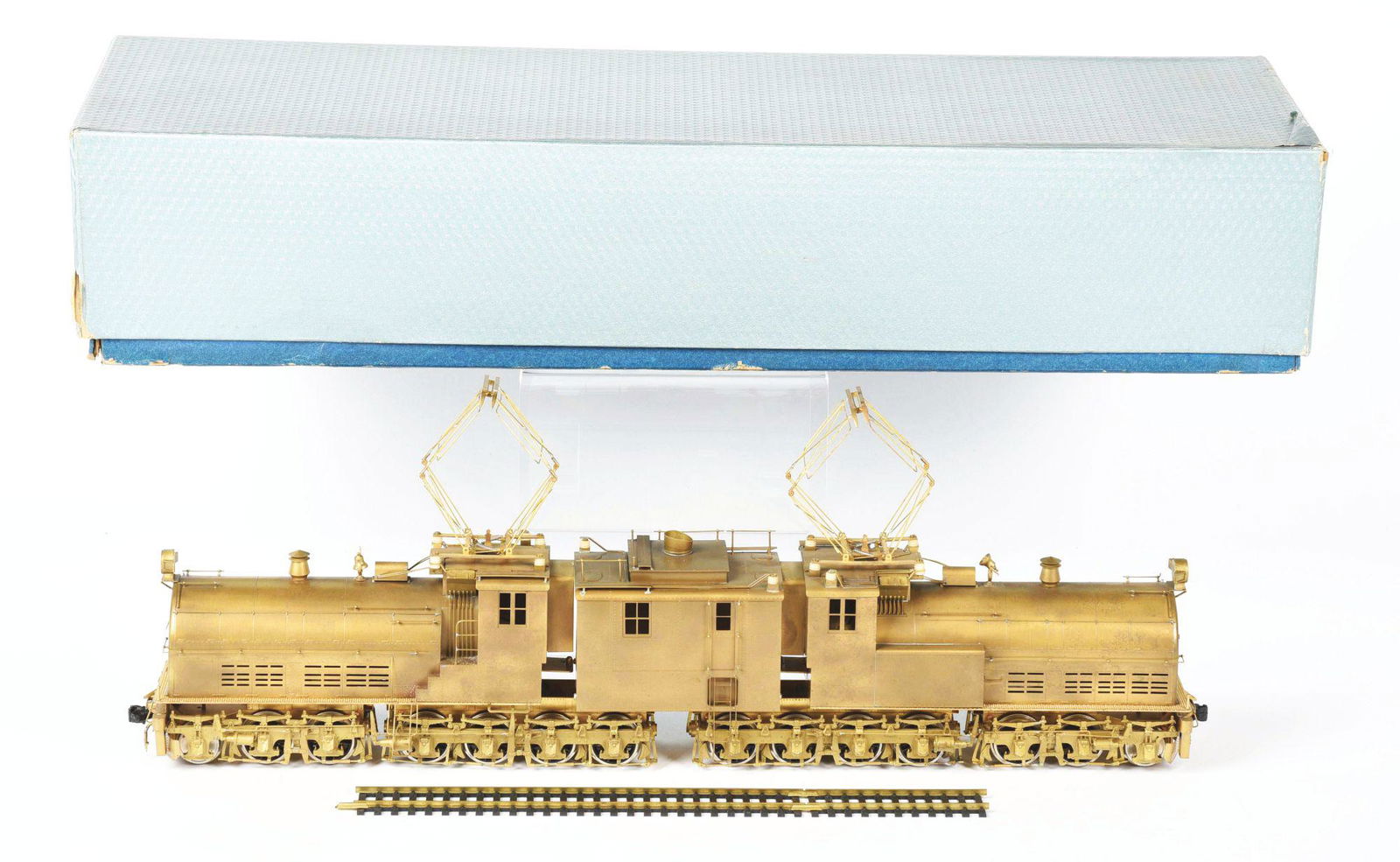 JAPANESE BRASS BI POLAR CLASS EP-2 ELECTRIC TRAIN (1 of 8)