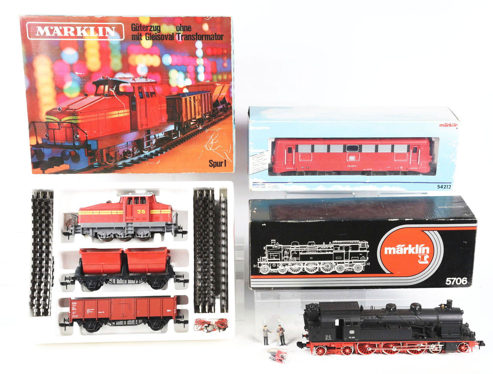 LOT OF 3: MARKLIN I-GAUGE TRAIN ITEMS. (1 of 5)