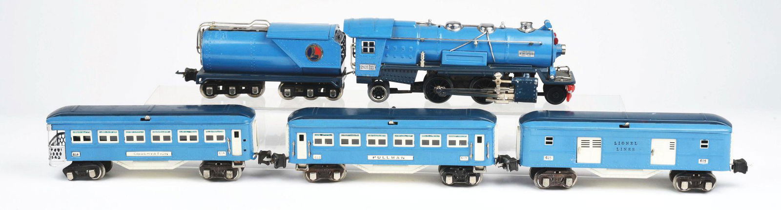 LOT OF 5: LIONEL BLUE COMET. (1 of 2)